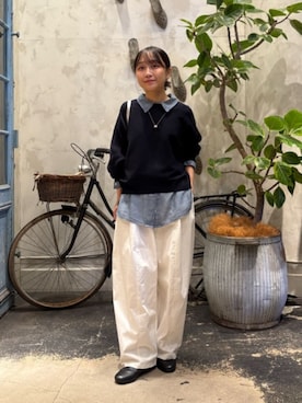 「BEARDSLEY（ビアズリー）のアイテム」を使った、BEARDSLEYさん（レディース・149cm）の夏コーディネート