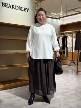 「ブラウスコーデ」｜BEARDSLEYさん（レディース・158cm）の秋コーディネート