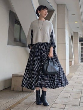 BEARDSLEYさん（レディース・164cm）の秋コーディネート