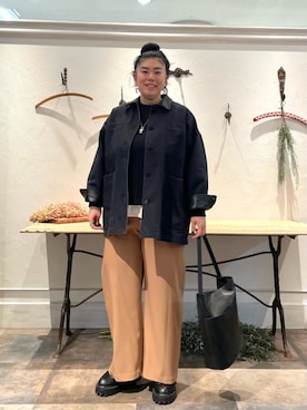 「BEARDSLEY（ビアズリー）のアイテム」を使った、BEARDSLEYさん（レディース・166cm）の冬コーディネート