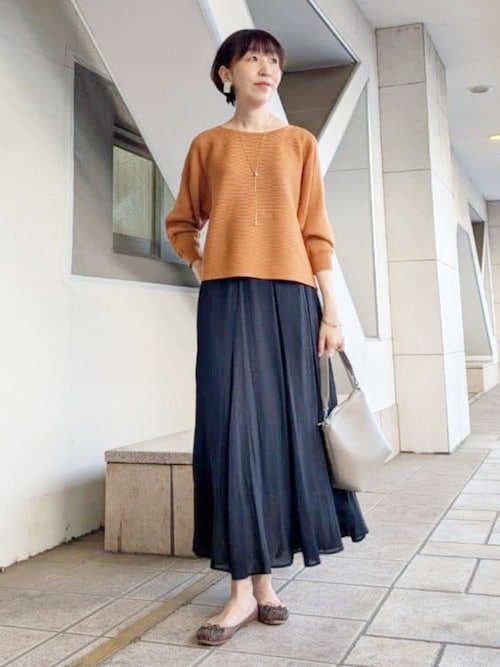 セール】《2サイズ展開》割繊サーキュラースカート（スカート