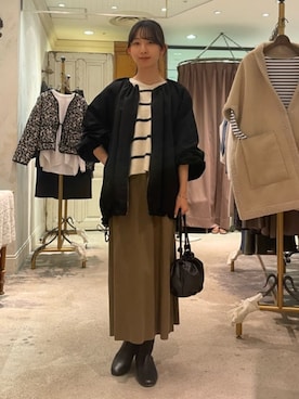 BEARDSLEYさん（レディース・158cm）の冬コーディネート