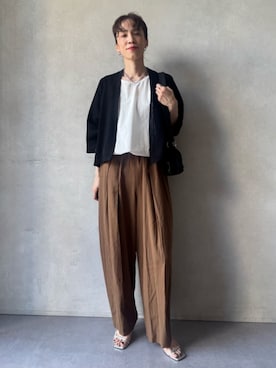 「リラックス」｜BEARDSLEYさん（レディース・160cm）の春コーディネート