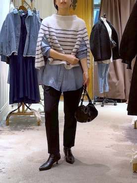 BEARDSLEYさん(レディース・154cm)の冬コーディネート