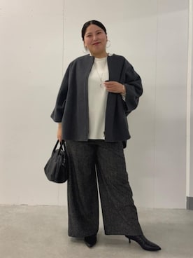 「アイテム（その他アウター）」を使った、BEARDSLEYさん（レディース・158cm）の秋コーディネート