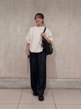 「LIVETART（リヴェタート）のアイテム」を使った、BEARDSLEYさん（レディース・160cm）の春コーディネート