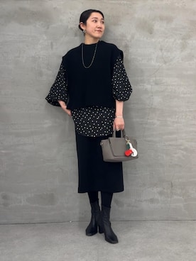 BEARDSLEYさん（レディース・164cm）の冬コーディネート