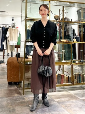 BEARDSLEYさん（レディース・154cm）の秋コーディネート