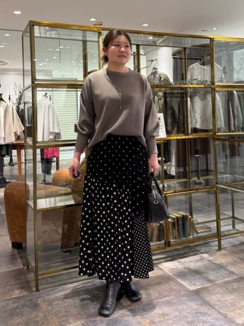 ドットパッチワークロングスカート（スカート）｜BEARDSLEY