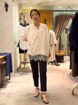 BEARDSLEYさん(レディース・154cm)の夏コーディネート