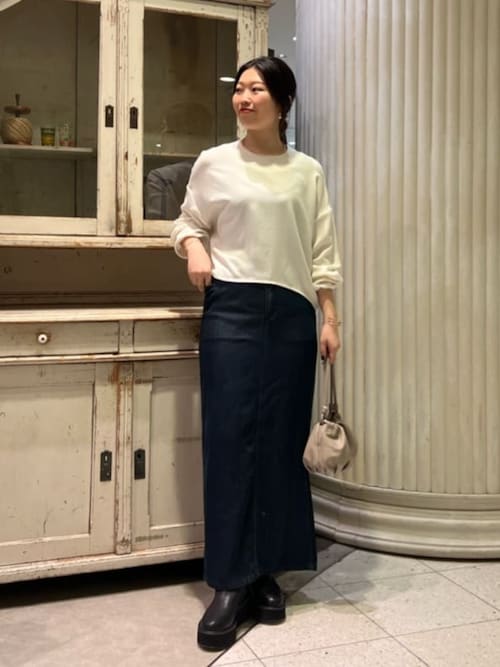 トロミデニムタイトスカート（スカート）｜BEARDSLEY（ビアズリー）の