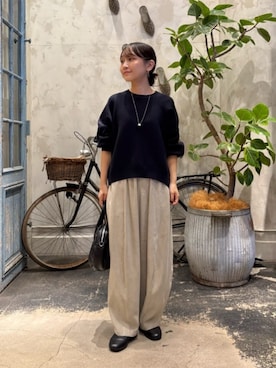 「BEARDSLEY（ビアズリー）のアイテム」を使った、BEARDSLEYさん（レディース・149cm）の夏コーディネート