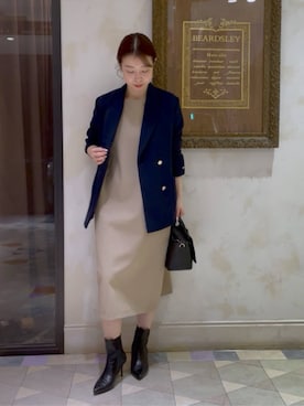 BEARDSLEYさん（レディース・154cm）の冬コーディネート