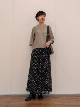 BEARDSLEYさん（レディース・164cm）の秋コーディネート