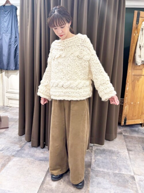 最終価格　ビアズリー コーデュロイ　ウエストリブパンツ　フリー　ブラック 最終価格 ビアズリー コーデュロイ ウエストリブパンツ フリー