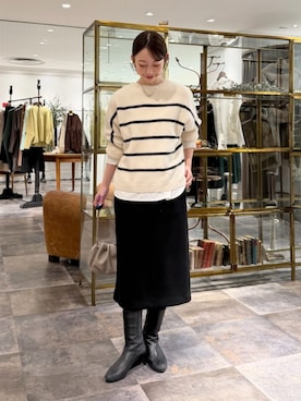 BEARDSLEYさん(レディース・154cm)の冬コーディネート