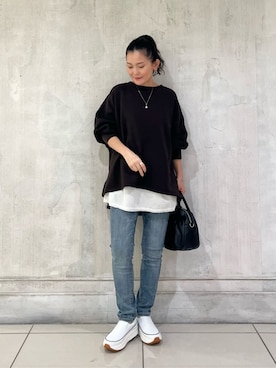 「BEARDSLEY（ビアズリー）のアイテム」を使った、BEARDSLEYさん（レディース・156cm）の冬コーディネート