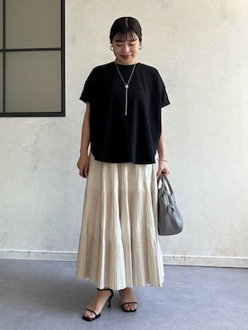 「BEARDSLEY（ビアズリー）のアイテム」を使った、BEARDSLEYさん（レディース・152cm）の春コーディネート