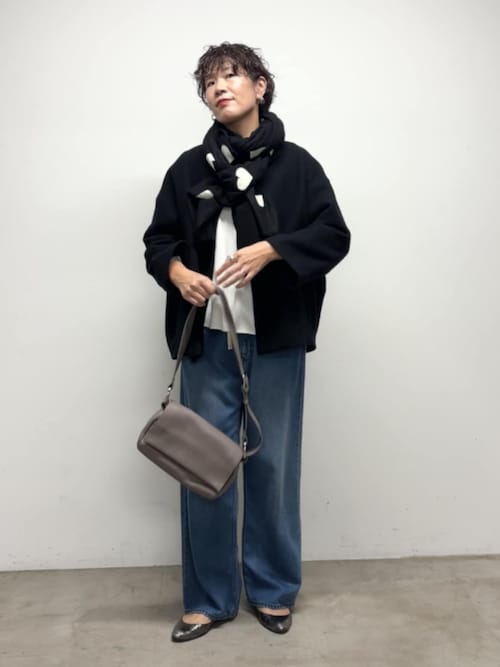 後ろぷっくりウールショートコート（ノーカラーコート）｜BEARDSLEY