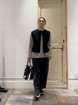 BEARDSLEYさん（レディース・159cm）の冬コーディネート