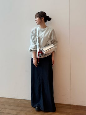 「アイテム（チャーム）」を使った、BEARDSLEYさん（レディース・157cm）の冬コーディネート