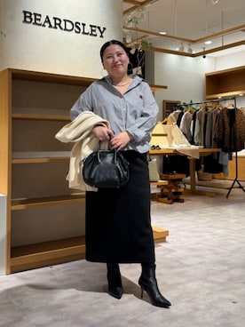 BEARDSLEYさん（レディース・158cm）の冬コーディネート