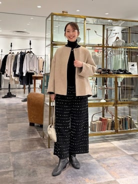 BEARDSLEYさん（レディース・154cm）の冬コーディネート