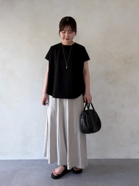 「BEARDSLEY（ビアズリー）のアイテム（シューズ）」を使った、BEARDSLEYさん（レディース・158cm）の春コーディネート