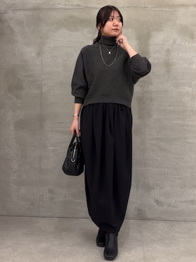 「BEARDSLEY（ビアズリー）のアイテム」を使った、BEARDSLEYさん（レディース・164cm）の冬コーディネート