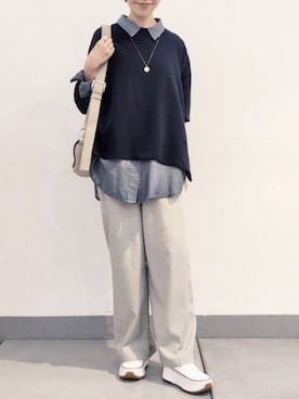 「アイテム（ボディバッグ/ウエストポーチ）」を使った、BEARDSLEYさん（レディース・164cm）の夏コーディネート