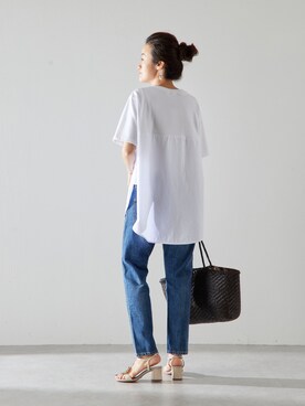 BEARDSLEY(ビアズリー)の「ドッキングTシャツ(Tシャツ/カットソー BEARDSLEY(ビアズリー)の「ドッキングTシャツ(Tシャツ/カットソー