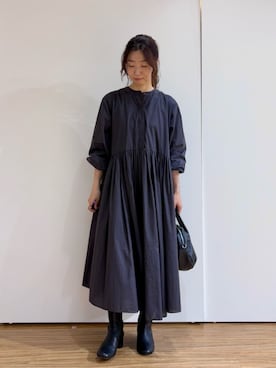 BEARDSLEYさん（レディース・157cm）の冬コーディネート