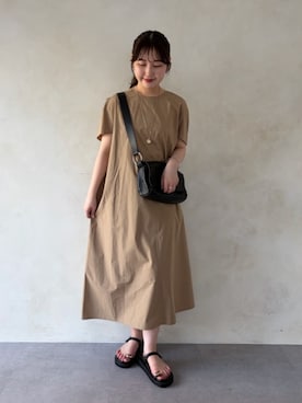 「BEARDSLEY（ビアズリー）のアイテム（シューズ）」を使った、BEARDSLEYさん（レディース・158cm）の春コーディネート
