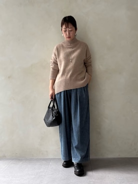 「BEARDSLEY（ビアズリー）のアイテム」を使った、BEARDSLEYさん（レディース・162cm）の秋コーディネート