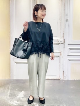 BEARDSLEYさん（レディース・156cm）の秋コーディネート