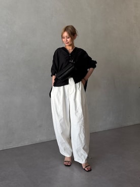 「BEARDSLEY（ビアズリー）のアイテム」を使った、BEARDSLEYさん（レディース・158cm）の夏コーディネート