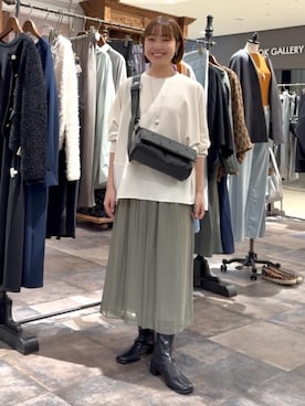 「体型カバー」｜BEARDSLEYさん（レディース・153cm）の秋コーディネート