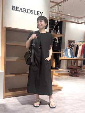 「BEARDSLEY（ビアズリー）のアイテム（シューズ）」を使った、BEARDSLEYさん（レディース・160cm）の春コーディネート