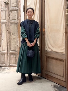 BEARDSLEYさん（レディース・157cm）の冬コーディネート