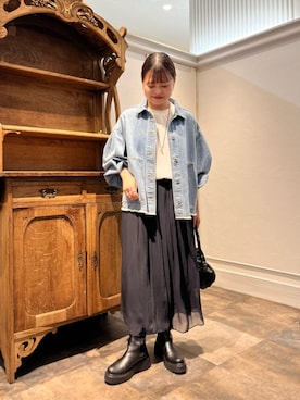 BEARDSLEYさん（レディース・154cm）の冬コーディネート