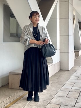 「BEARDSLEY（ビアズリー）のアイテム」を使った、BEARDSLEYさん（レディース・156cm）の秋コーディネート