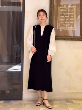 「BEARDSLEY（ビアズリー）のアイテム」を使った、BEARDSLEYさん（レディース・154cm）の夏コーディネート