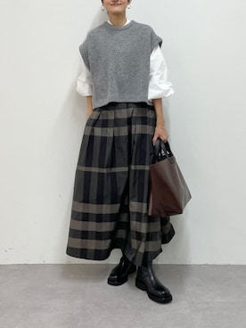 BEARDSLEYさん（レディース・166cm）の冬コーディネート