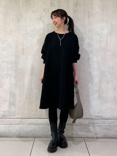 人気商品✴︎BEARDSLEY 袖パフダンボールワンピース　ブラック BEARDSLEY ワンピース 袖パフダンボールワンピース : ZOZOTOWN