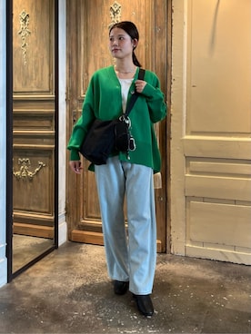 「アイテム（チャーム）」を使った、BEARDSLEYさん（レディース・157cm）の冬コーディネート