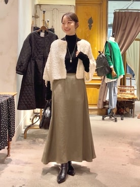 BEARDSLEYさん（レディース・154cm）の秋コーディネート