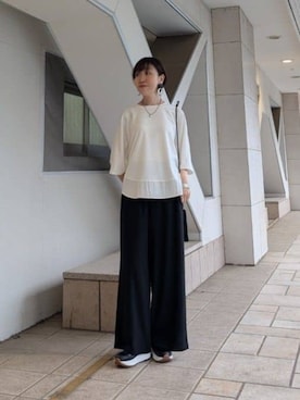 「BEARDSLEY（ビアズリー）のアイテム」を使った、BEARDSLEYさん（レディース・164cm）の春コーディネート