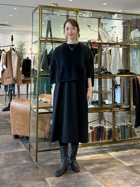 「ゆったり」｜BEARDSLEYさん（レディース・154cm）の秋コーディネート