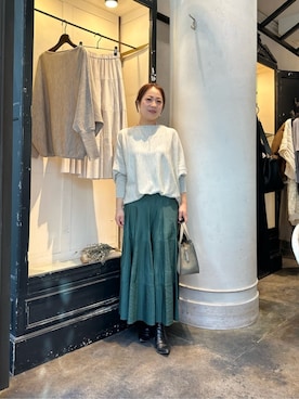 「BEARDSLEY（ビアズリー）のアイテム」を使った、BEARDSLEYさん（レディース・153cm）の夏コーディネート
