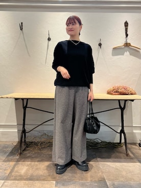 BEARDSLEYさん(レディース・154cm)の冬コーディネート